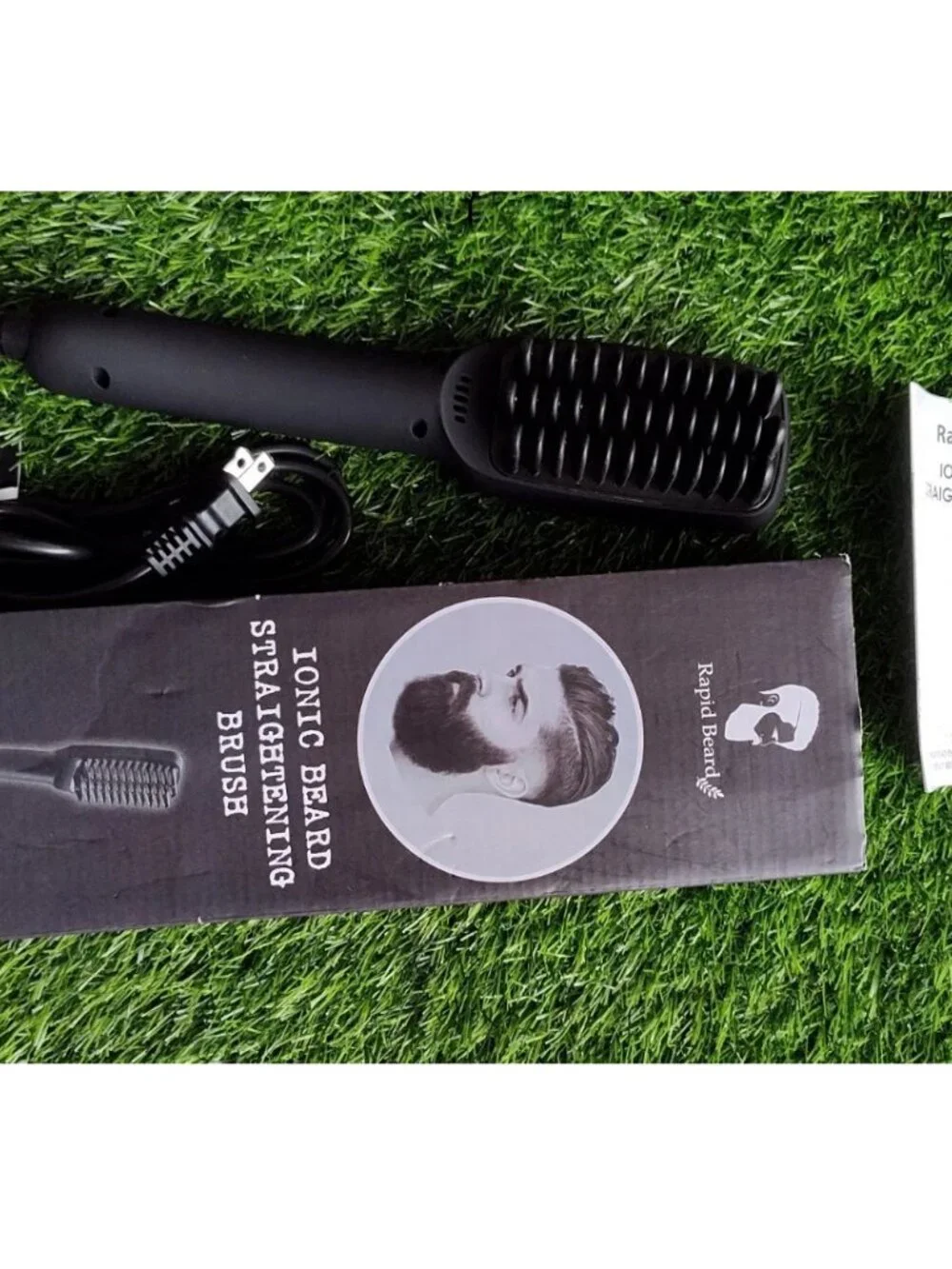 Ionic Beard Straightener Brush for men Electric Heated Comb & Beard Straightener
